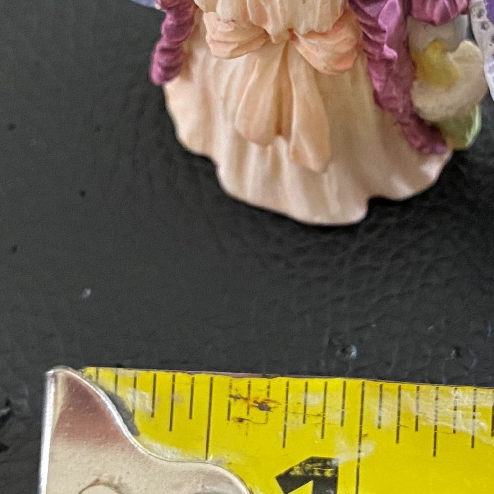 Vintage Miniature Figurine J.C. Girl Cat with Pink Coat & Umbrella - Picture 11 of 14